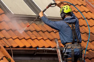 Démoussage et hydrofuge de toiture à Jullié